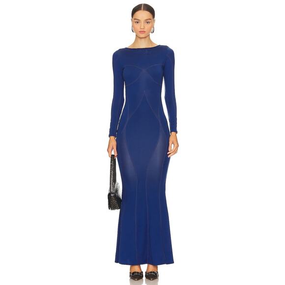 NWT Revolve OW Collection "Sierra" Bodycon Maxi Dress Pull On Style Size XS - Picture 1 of 3